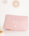 Personalized linen pencil case - First name or text