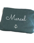 Personalized linen pencil case - First name or text