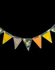 Personalized boy savannah pennant garland - Birth gift