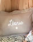 Personalized baby cushion - Double cotton gauze