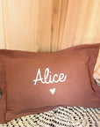 Personalized baby cushion - Double cotton gauze