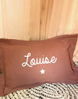 Personalized baby cushion - Double cotton gauze