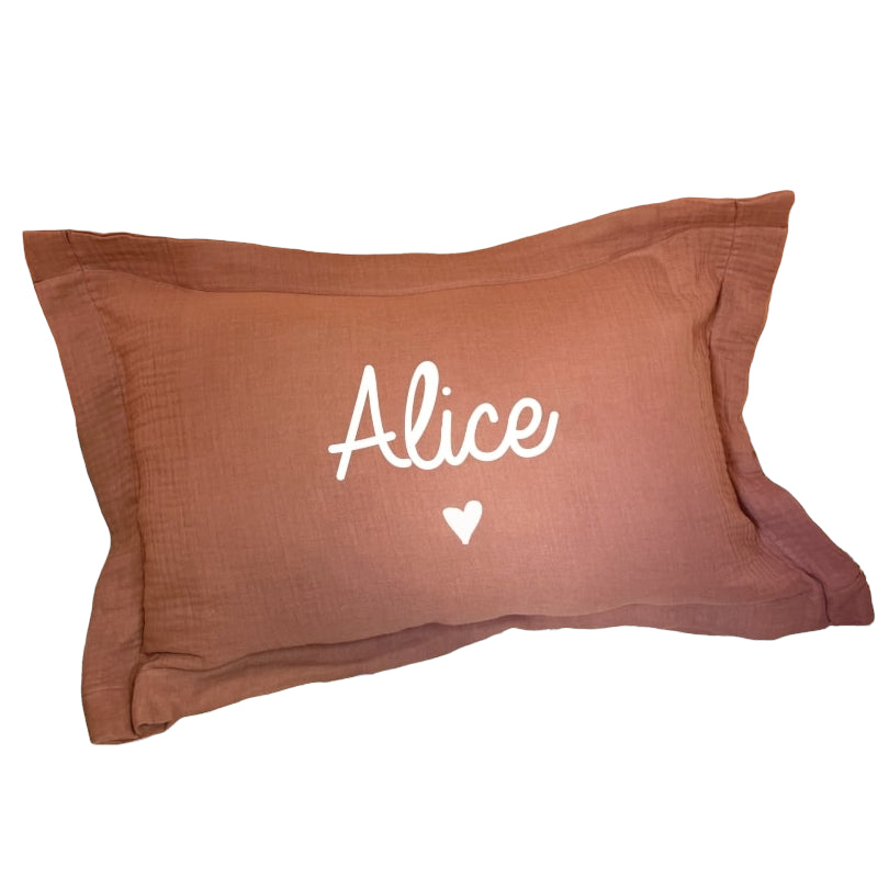 Personalized baby cushion - Double cotton gauze