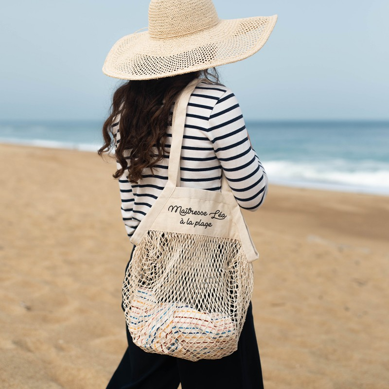 Sac filet personnalisé - Cadeau maîtresse