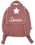 Personalized baby backpack - Cotton gauze model