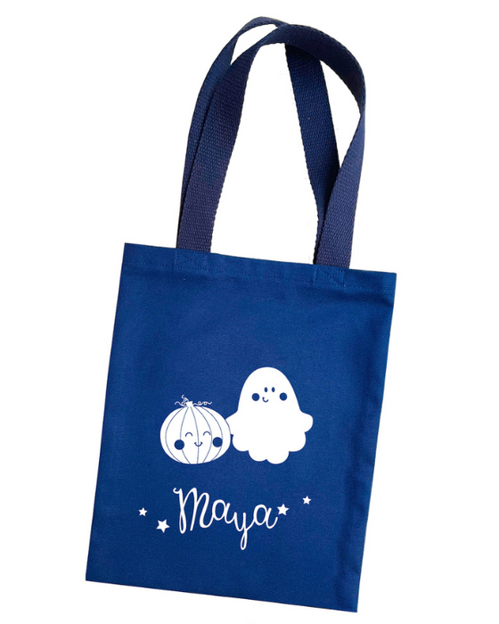 Tote bag Halloween - Personnalisation phosphorescente