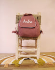 Personalized baby backpack - Cotton gauze model