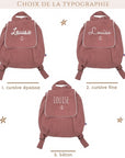 Personalized baby backpack - Cotton gauze model