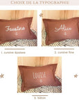 Personalized baby cushion - Linen