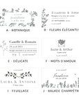 Bougie parfumée personnalisée mini - Cadeau invité