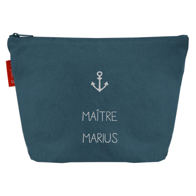 Pochette en coton personnalisée - Cadeau Maitresse - Nounou