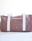 Personalized weekend bag - Linen and cotton